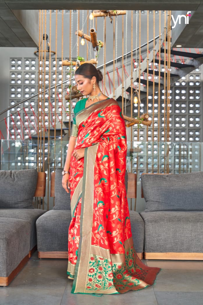 Ynf Andaaz Party Wear Fancy Latest Designer Art Silk Saree Collection
